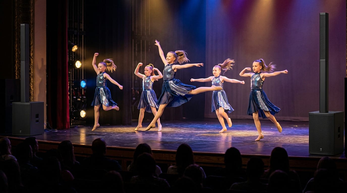 Dance Recitals sound setup
